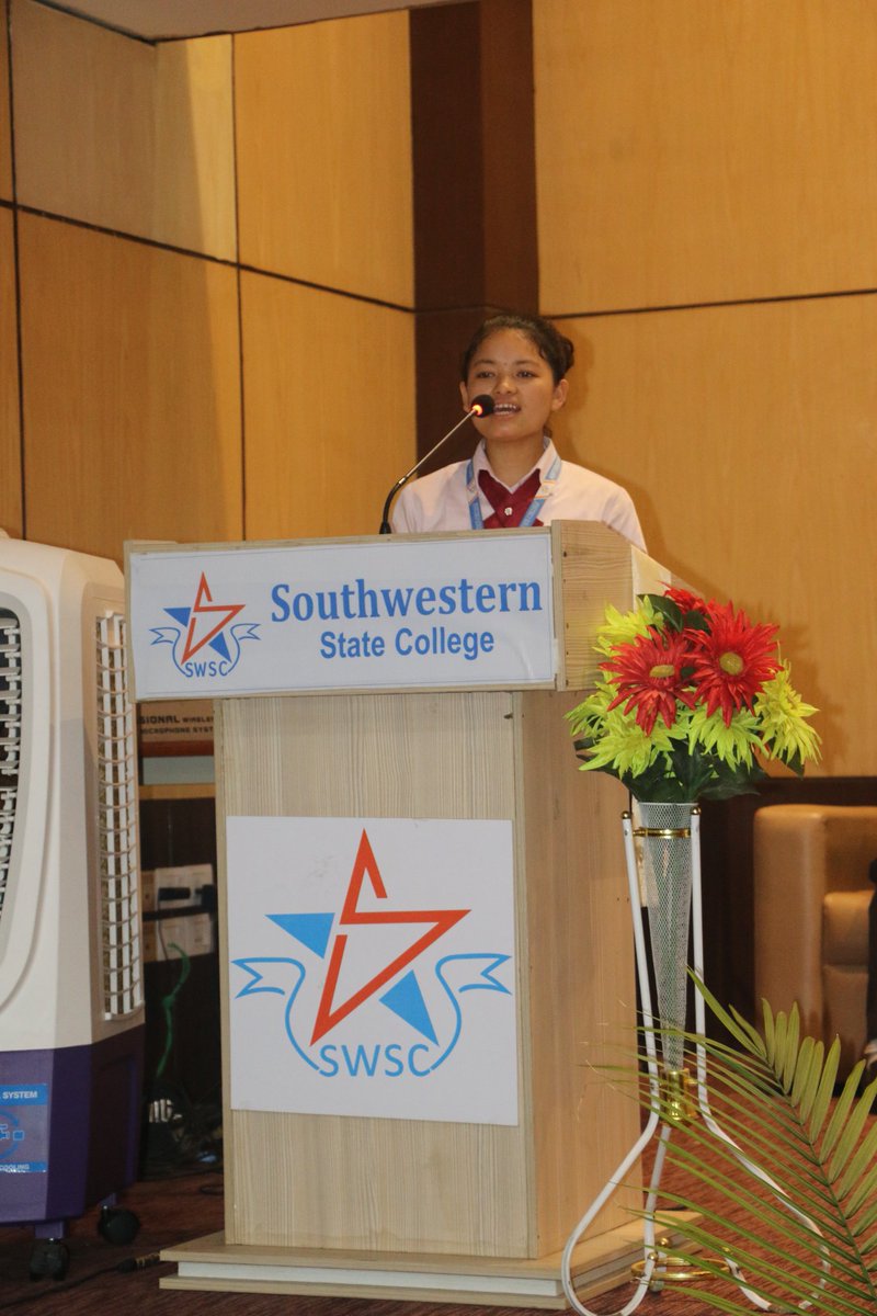 swsc_nepal's tweet image. भानु प्रतिष्ठान र साउथवेस्टर्न साहित्य समाजद्वारा आयोजित बिशेष रचना वाचन कार्यक्रम 
.Southwestern State College
📍 Basundhara, Kathmandu. P.O. Box: 8975 EPC 5343.
☎️ 01-4955457, 01-4955458 ,01-4986107, 01-4989676
✉️ info@southwestern.edu.np
🌐 southwestern.edu.np
#DareToExcel