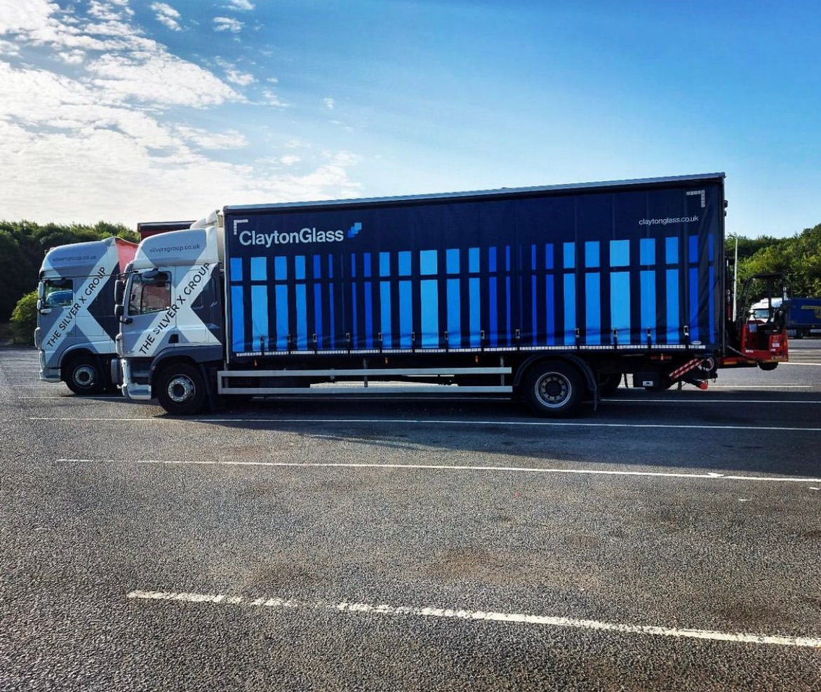 TheSilverXGroup's tweet photo. Double trouble out on the road yesterday. Ice pops at the ready today! Photo courtesy of Captain P! #Claytonglass #silverxgroup https://t.co/2mWMK3vVS3