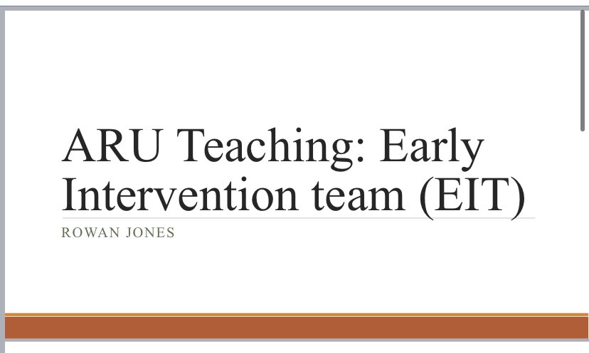 What an amazing experience guest lecturing on the #OTMasters <a href="/AngliaRuskin/">ARU</a>. Thank you to <a href="/FHEMS_ARU/">Anglia Ruskin FHEMS</a> and <a href="/CUH_OT/">CUH Occupational Therapy</a> for making it happen and <a href="/CUH_EIT/">CUH Early Intervention Team</a> for all the resources. 💚🎓🏥