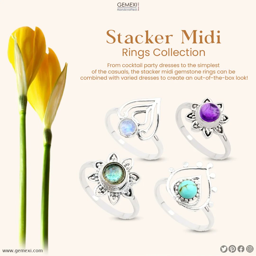 gemexi's tweet photo. Stacker midi rings are dainty and engrossing rings that sit slightly above the knuckles of your fingers.
https://t.co/u4mMA5ksHk
Accepted custom bulk order quantity
#stackingring #stackedrings #stackerrings #jewelryaddict #jewelrymaking #jewelrygram #ringsofinstagram https://t.co/zIFEtKMBUF