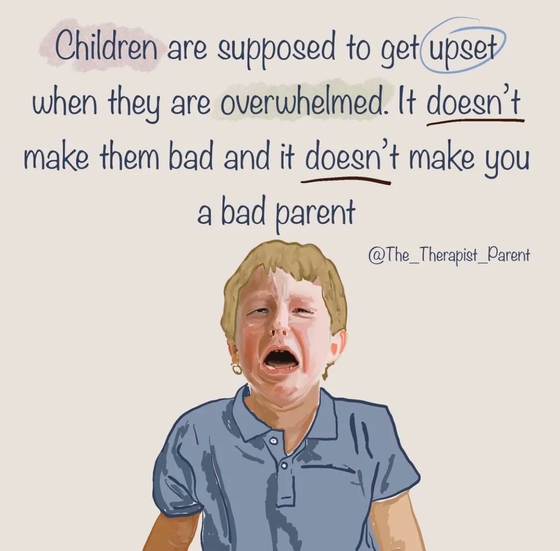 When our kids have a meltdown it’s easy to believe everyone is judging us as parents - maybe they are… but we all feel overwhelmed at times and this is how children express that. It doesn’t mean you’re doing anything wrong. #overwhelmed #children #parenting