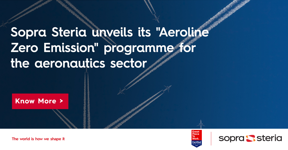 SopraSteria_IN's tweet photo. Climate and environmental action are at the core of our strategy!
#SopraSteria is launching a new programme, entitled "Aeroline Zero Emission", designed to support #aerospace players through their #environmentaltransition.
More information here: https://t.co/7kfAPWJNcJ https://t.co/8aInmGYWpA
