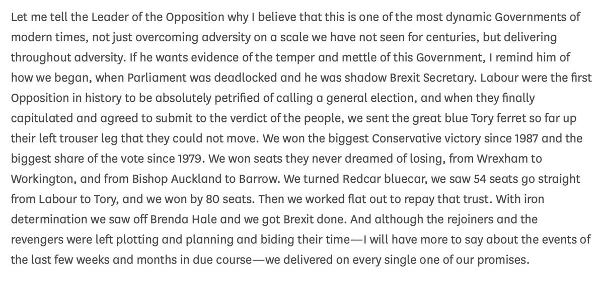 What should we make of the prime minister’s remarks (below) about the former president of the <a href="/UKSupremeCourt/">UK Supreme Court</a>? He implies that the court tried to block Brexit when it declared his five-week prorogation unlawful. Is he undermining the rule of law? Or is it more about him than her?
