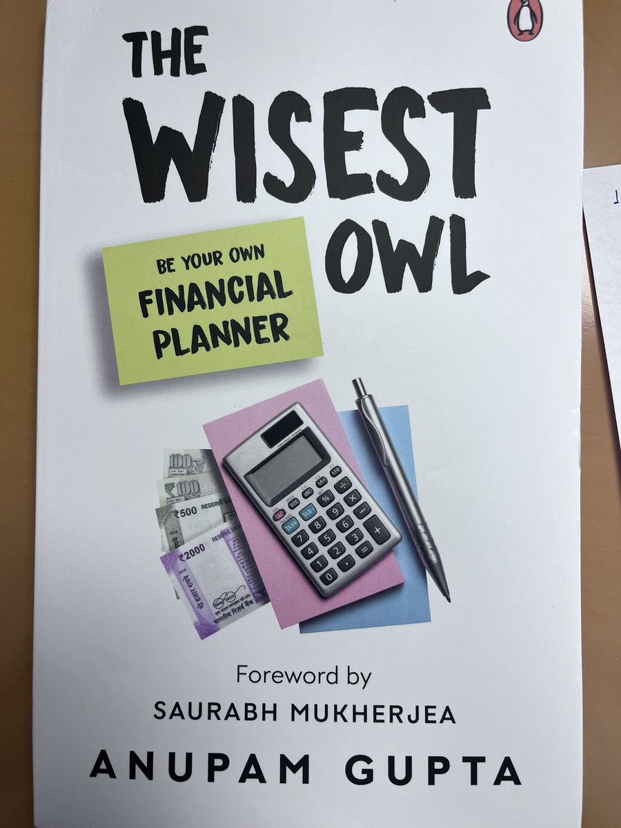 Delighted to receive this book authored by former colleague, dear friend and star podcast host, Anupam Gupta. It is such a necessary book to guide people in financial planning to ensure financial security. I wish I had such a book when I was starting my career. 😉