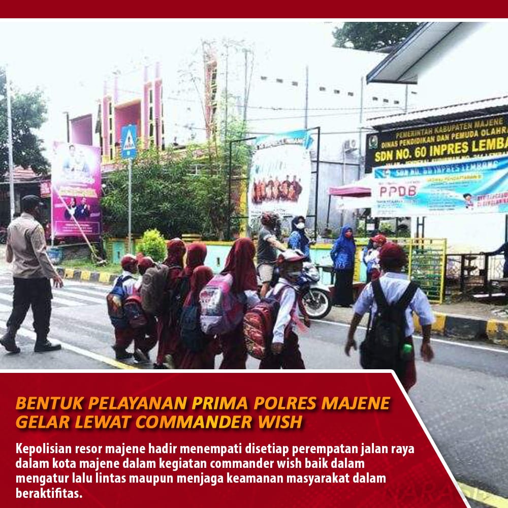 HUMASPOLRESEND4's tweet photo. Polres Majene lakukan patroli keamanan dalam kegiatan commander wish kepada anak sekolah berjalan di lalu lintas

#WujudJagaKamtibmas
Hadir Berikan Pelayanan https://t.co/CSc0atI8bB