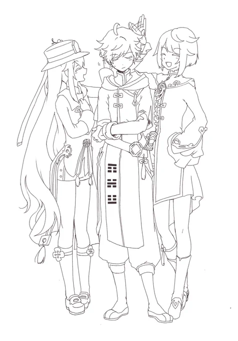 線画供養
フォルダ整理してたら出てきた

#原神イラスト 