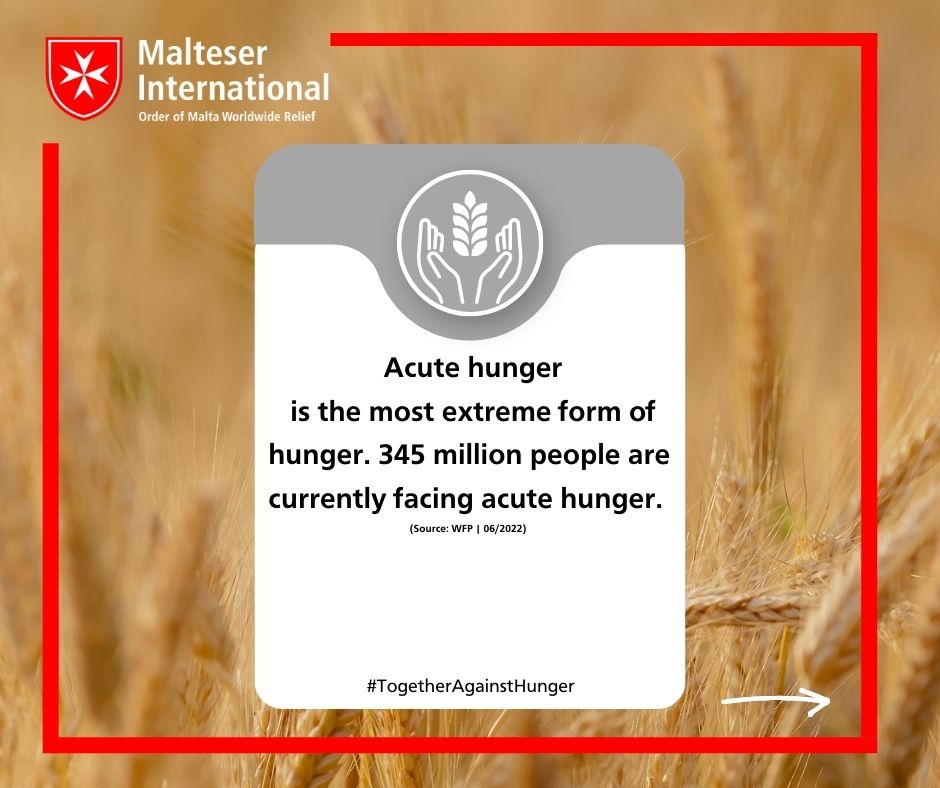 Malteser International on Twitter "Global hunger is one of the largest