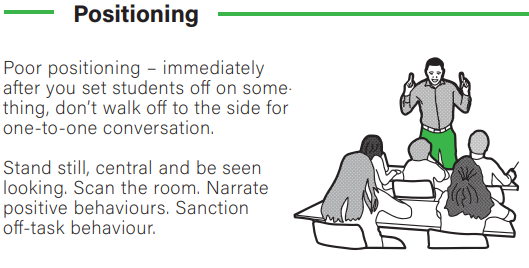 Reframing behaviour - Looking at ways to reset classroom routines that improve your behaviour management. 4 Examples taken from each of the last 4 one pagers.  Do you have examples of how you reframe, or reset common routines that make an effective difference in the classroom?