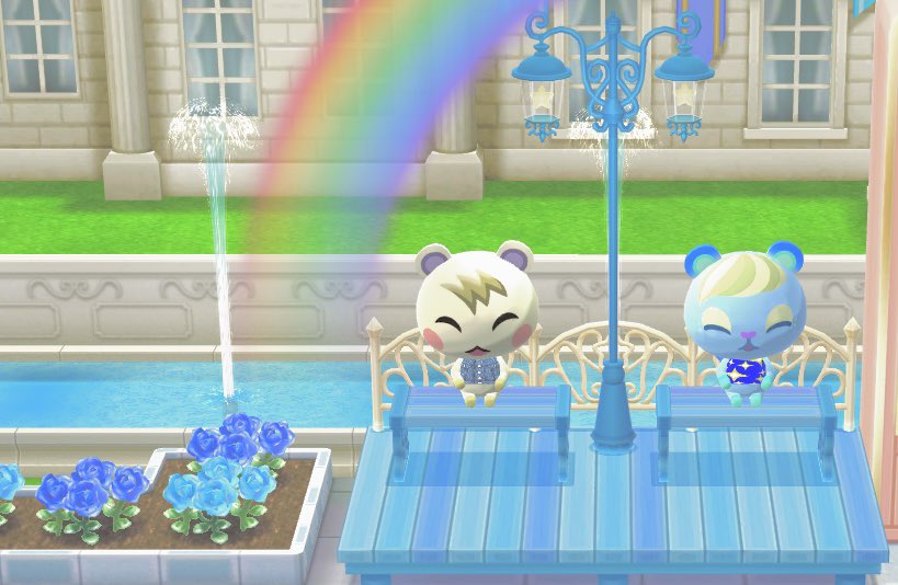 mijinkowaa's tweet photo. なんてかわいいの🌈🐿🤍💙🫧

#ポケ森 https://t.co/qMC8OiGvY9