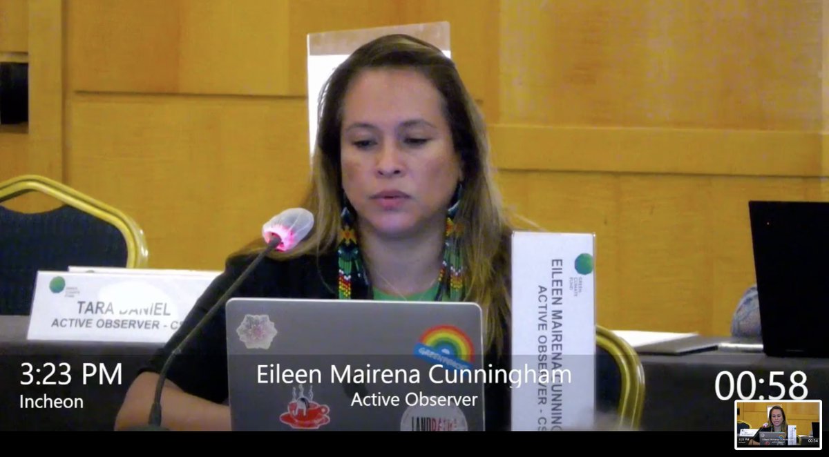 tebtebba's tweet photo. "Despite concerns about violations of #FPIC and lack of consultations on a number of projects, the #theGCF Board still approves them." @EileenDMC of the network of civil society, #indigenouspeoples and local community in #GCFB33 regarding its report to the #COP27
@GcfWatch https://t.co/8bzXJzUBX7