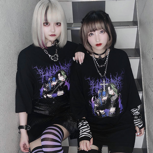 QOOZA クーザ かいばしら コラボ パーカー ユニセックス 地雷系 QOOZA