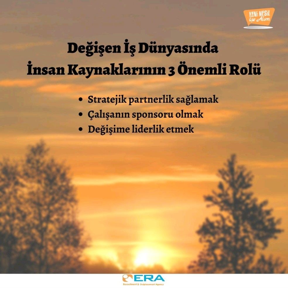 erainsan's tweet photo. Değişen İş Dünyasında İnsan Kaynaklarının 3 Önemli Rolü 🗝️

#yeninesilisealim #sevdiginisiyap #hedefegoturenisealimlar #değişim #liderlik #stratejikpartnerlik https://t.co/Ecc1ZtH17m