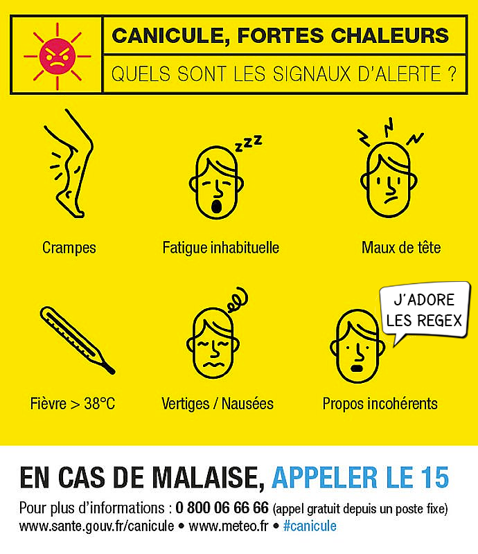 lesjoiesducode's tweet image. En cette période de canicule, pensez à bien vous hydrater pour pas dire de bêtise surtout 👀 lesjoiesducode.fr/canicule-signa… #lesjoiesducode #canicule