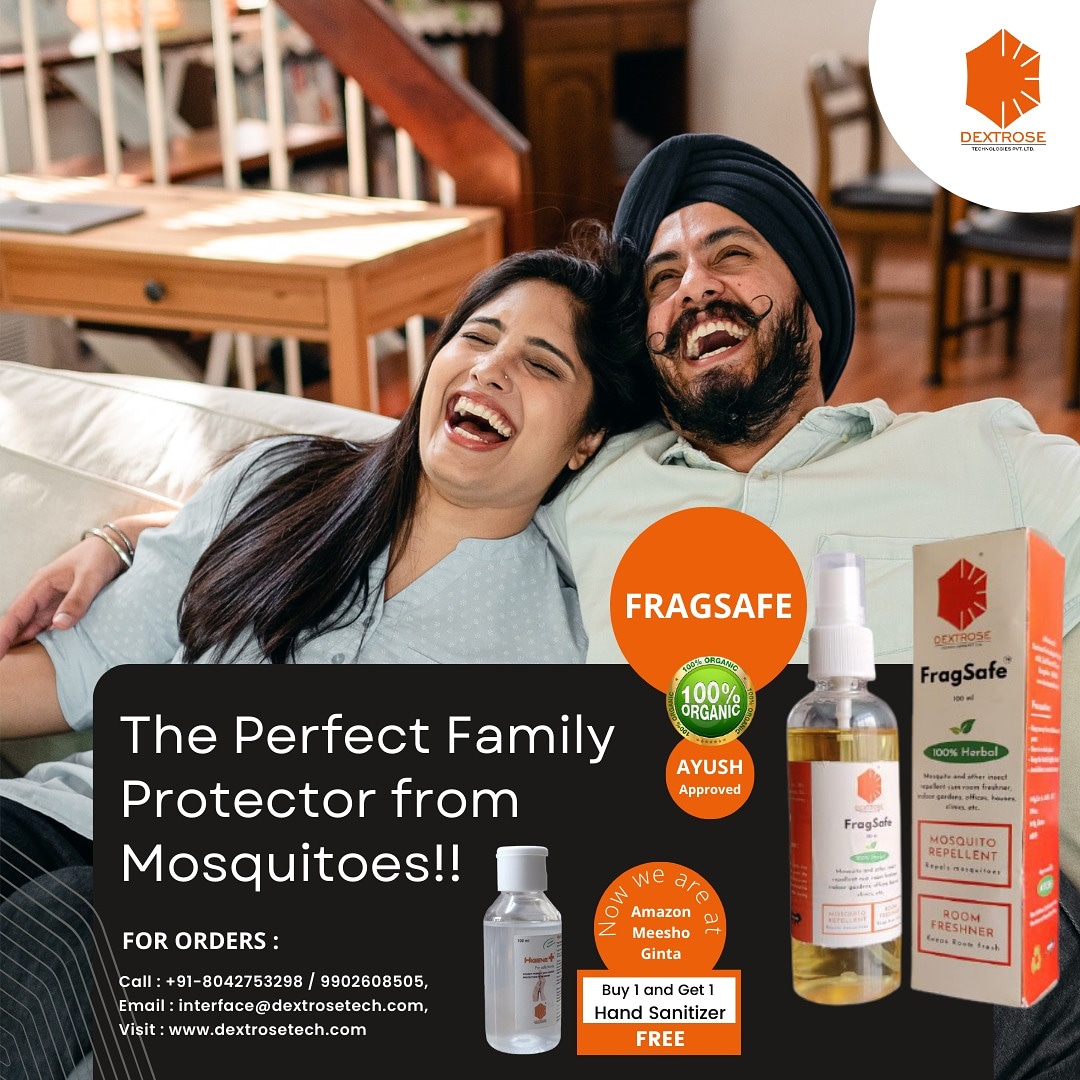 Aravind39758402's tweet image. You can prevent many diseases like dengue, chikungunya, malaria, and many more.

Use Fragsafe, a brand from Dextrose, and be cool.  Fragsafe avoids mosquitoes and keeps your home fragrant. 

#dextrosetechnologies #fragsafe #mosquito #mosquitokiller #mosquitonet #Mosquitospray
