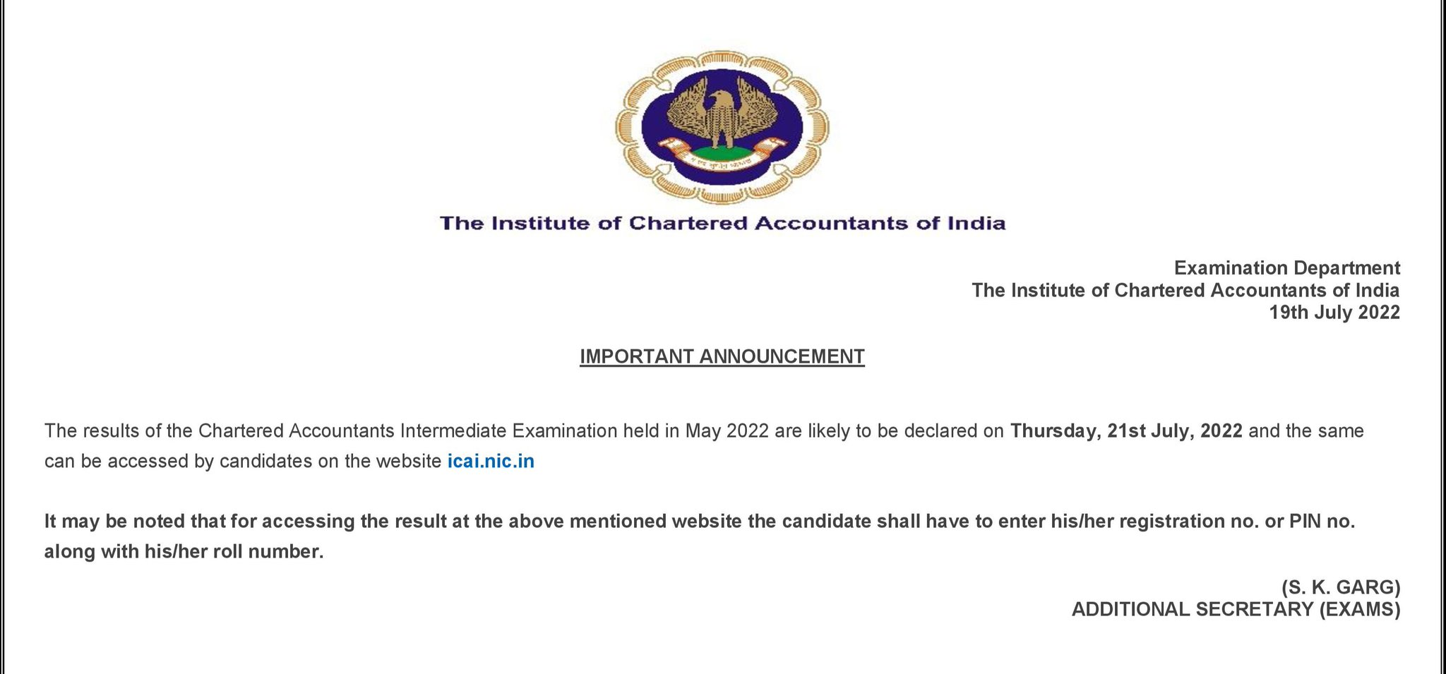 Institute of Chartered Accountants of India ICAI on Twitter