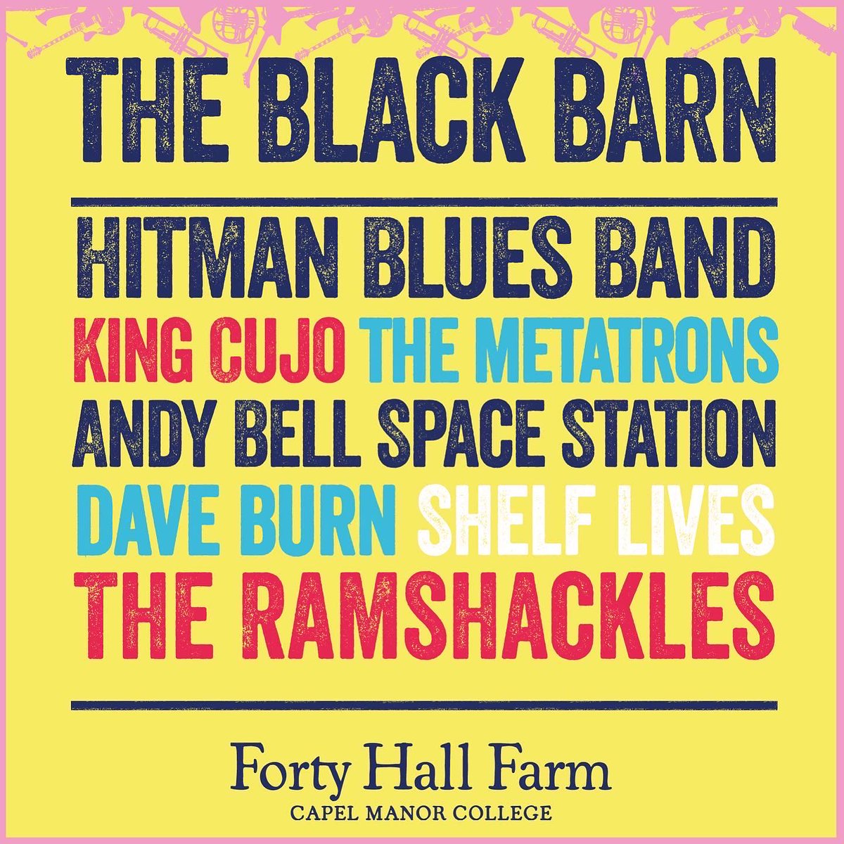 Livestock Music Festival 2022. Black Barn stage line-up out now.

Tickets still available at buytickets.at/livestockmusic…

#LivestockMusic #LiveMusic #MusicFestival #GreatDaysOut #EnfieldEvents #FortyHall

<a href="/Forty_Hall/">Forty Hall Estate</a> <a href="/fortyhallfarm/">Forty Hall Farm</a> <a href="/capelmanor/">Capel Manor College</a>