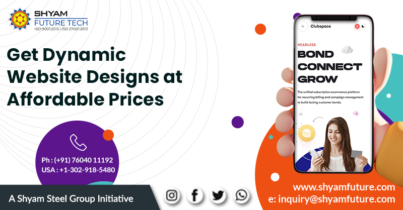shyamfuturetech's tweet image. Complement your business with a dynamic website! Get in touch with Shyam Future Tech today!
#website #websitedesign #dynamicwebsitedevelopment #webdevelopment #websitedevelopment