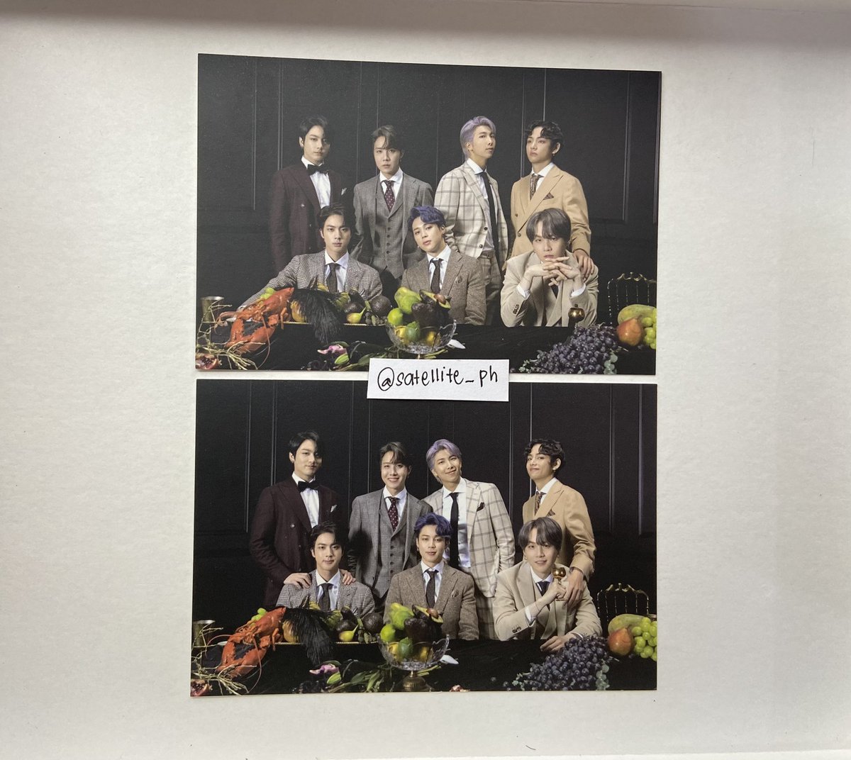 satellite_ph's tweet photo. wts lfb ph pc | help RT

MOTS 7 Official Broadcast Photocard 

Jimin cool ver - 3.9k
Jimin cute ver - 4.5k
Taehyung cool ver - 5.5k
Tae cute ver - 5.8k
Jungkook cute &amp; cool ver - 5.8k ea
OT7 - 3k ea

DOP: 3-5weeks (500 nonrefundable DP) / PAYO

comment mine + member ver https://t.co/AFkyqfbInX