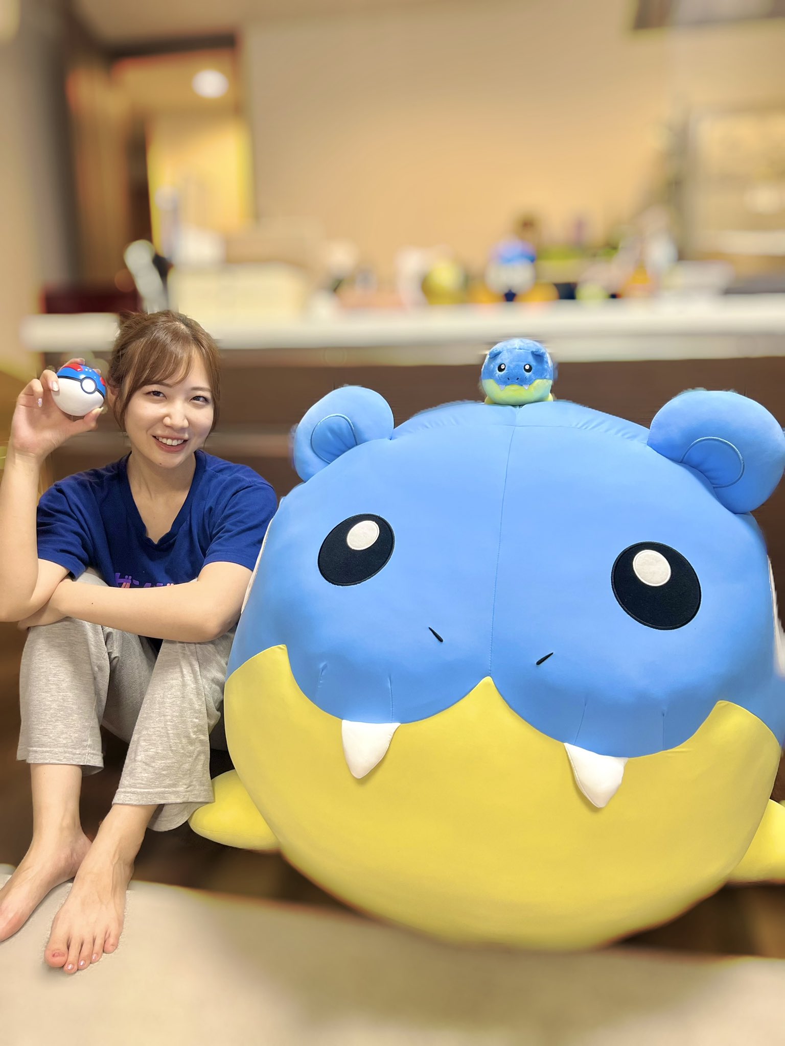 ポケモン 等身大タマザラシ ぬいぐるみ ポケモンセンター - ぬいぐるみ ポケモン 等身大タマザラシ ぬいぐるみ ポケモンセンター - ぬいぐるみ