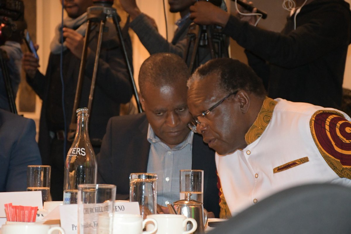 IEBCKenya's tweet photo. @IEBCKenya in partnership with @KenyaEditors and  Kenya Union of Journalists, with support from @ELGIA_Africa, has today signed  the media guidelines on results management reporting. https://t.co/Fp8UAu5X4Q