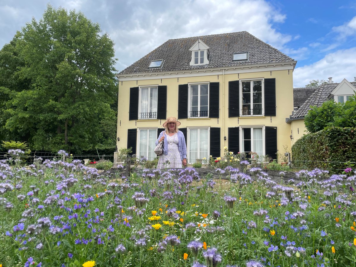 WonenmetWitte's tweet photo. Afgelopen mei kon, dankzij een subsidiebijdrage van de Stichting Behoud Natuur en Leefmilieu (SBNL Natuurfonds), voor het landhuis ’t Hartelaer een bloemenweide worden ingezaaid met verschillende plantensoorten om extra insecten aan te trekken. Het resultaat mag er zijn! https://t.co/DQj7uhSjlj