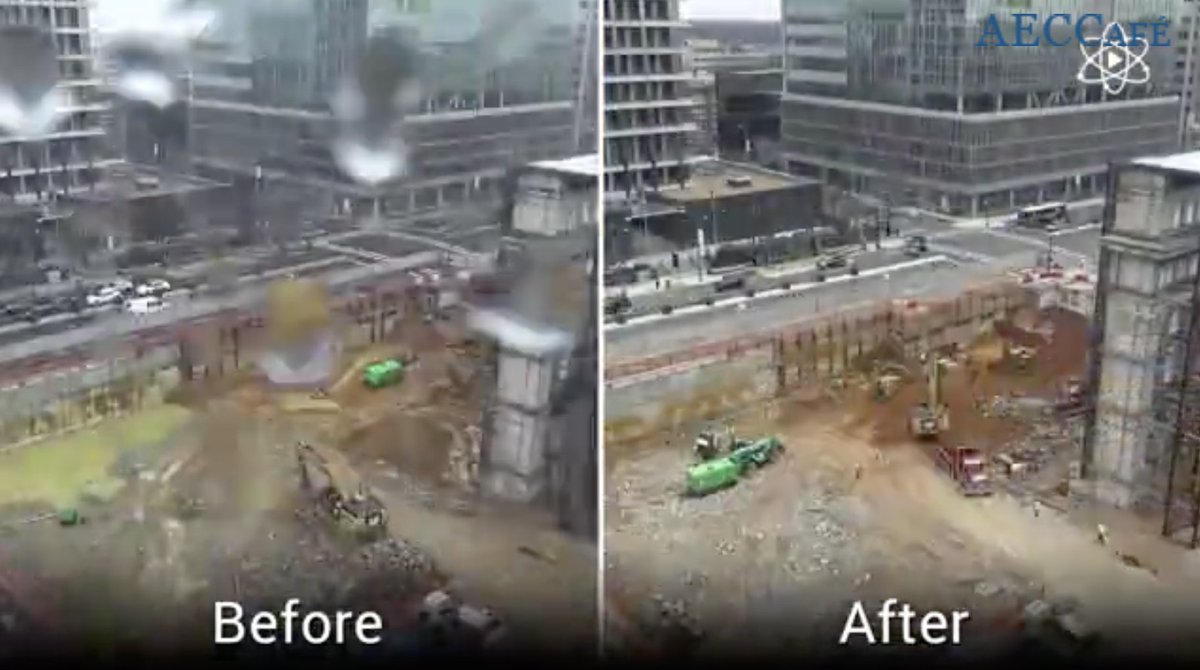 .<a href="/EarthCam/">EarthCam</a>'s use of #AI -- to recognize &amp; take out undesirable weather-related moments -- in the production of stunning time-lapse movies for #construction clients &amp; beyond is amazing. 

Great in-depth interview w/ Earthcam.net VP Lisa Kelly &amp; Sanjay Gangal #AECCafe⬇️