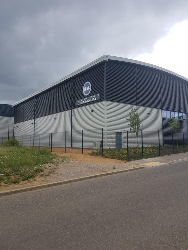 Signage up and fit out well under way at Unit 5 Butterfield Business Park, Luton which we acquired in our ‘in house role’ for MA Oriental.