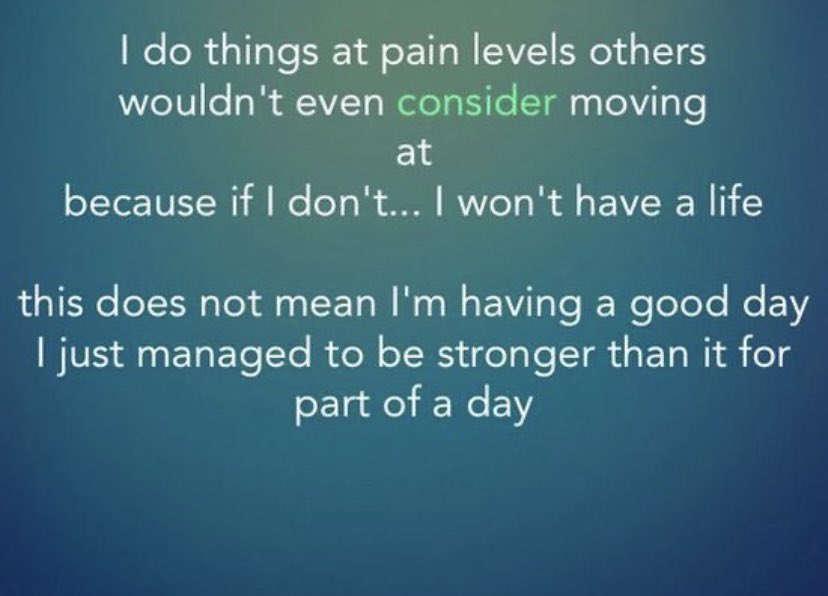 Most Days I accept the reality of Living with my illness like so many ,I accept and adapt to my limitations.not all days are good days 💯Every day is a constant battle as I grow #chronicillness #chronicpainwarrior #MentalHealth #ptsd #onwards & #upwards #openup #talk #askforhelp