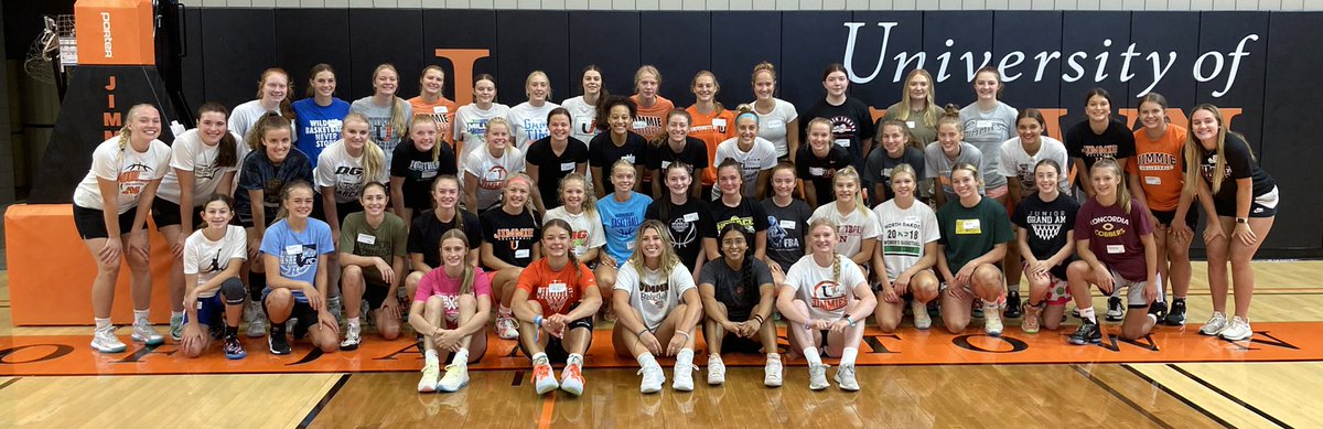 .<a href="/Jimmie_wbb/">Jamestown Women’s Basketball</a> Elite Camp was awesome yesterday. Exciting to see future #Jimmies compete and have a great time on campus!