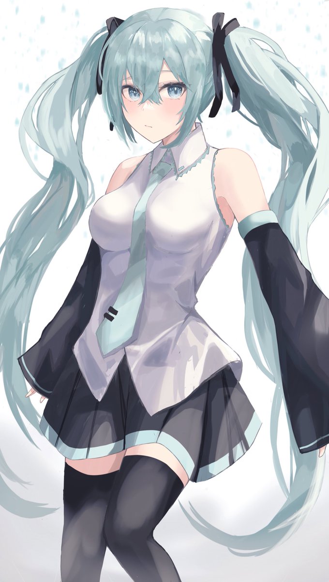 初音ミク「初音ミク…!! (※ タップ推奨)#初音ミク #VOCALOID  #初音ミクイ」|おねむみ🐾のイラスト