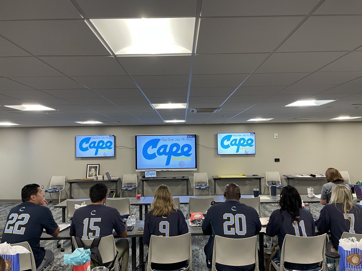 Nikki Miller (@drnikmiller) on Twitter photo First day of <a href="/cape_sd/">CapeHenlopenSD</a> admin retreat! Baseball is the theme and high school brought it! <a href="/kdegregoryCAPE/">Kristin DeGregory</a> <a href="/JessicaHazzard5/">Jessica Hazzard</a> First day of <a href="/cape_sd/">CapeHenlopenSD</a> admin retreat! Baseball is the theme and high school brought it! <a href="/kdegregoryCAPE/">Kristin DeGregory</a> <a href="/JessicaHazzard5/">Jessica Hazzard</a>
