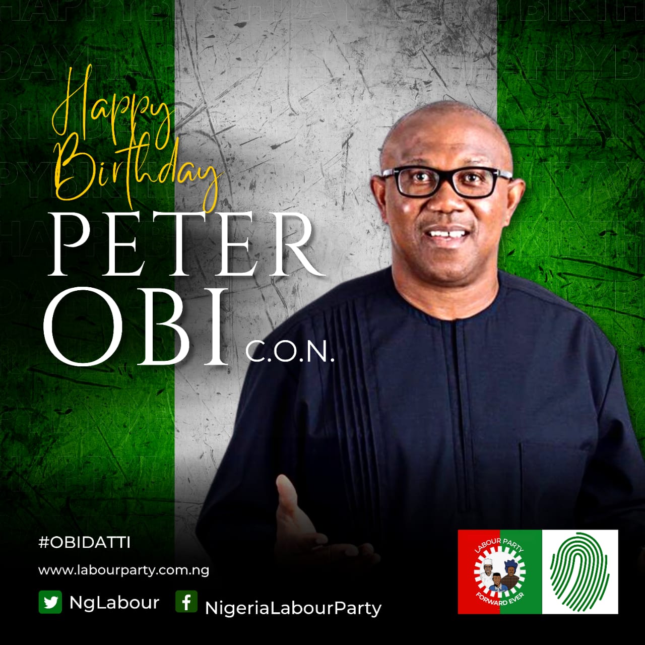 Happy Birthday Peter Obi, Labour Party Presidential Candidate. More Wins. 