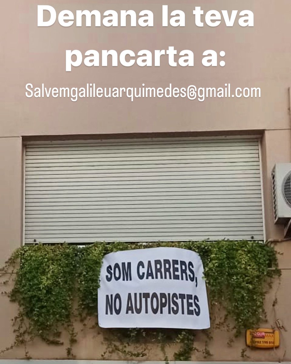 Vinga veïns! Si encara no la teniu, demaneu-la!! Teniu temps fins a finals de juliol…Tothom ha de saber que n’estem farts!!!!💪 @avcanaurell