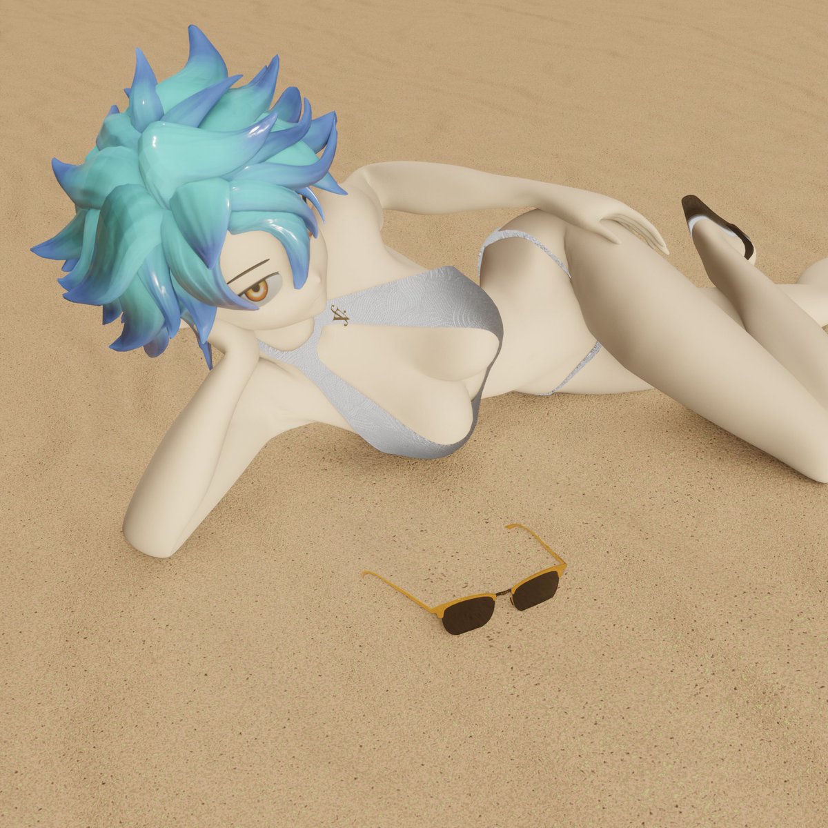 bangmarlon's tweet photo. #NDPtudios creation is back brighter than ever to bring #CloneX summer vibes to life ☀️
New NDP Swims drops this week. Modified CloneX 9362 wears new bikini, black wedges and NDP Beach Glasses
@RTFKT @RTFKTcreators @Zaptio @clegfx @benitopagotto
#RTKFTcreators #PortfolioDay https://t.co/omnzt0X4cT