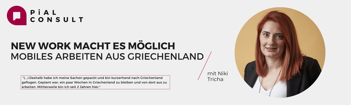 PiALConsult's tweet photo. "Deshalb habe ich meine Sachen gepackt und bin kurzerhand nach Griechenland geflogen. Geplant war, ein paar Wochen in Griechenland zu bleiben und von dort aus zu arbeiten. Mittlerweile bin ich seit 2 Jahren hier.“ 

Mehr auf https://t.co/yF7uR40P3N https://t.co/domdQ566BL
