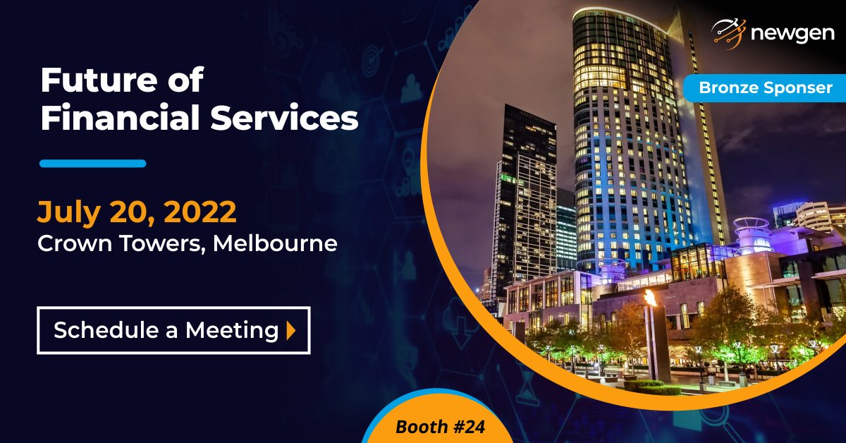 newgensoftware's tweet photo. Future of Financial Services Conference starts tomorrow! Meet our team at booth no. 24 to learn how NewgenONE can drive digital transformation for your financial institution. https://t.co/0vtiwrvfBw
@dmwarrensmith
#FSTMelbourne #customerexperience #bankinginnovation https://t.co/TssEV4Ay7j