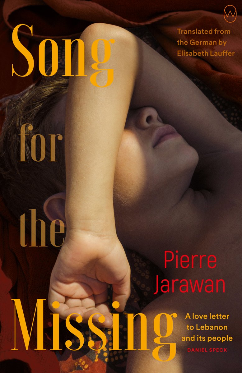 Let us take you to #Lebanon with 'Song for the Missing' by @pierre_jarawan, translated from German by Elisabeth Lauffer. “Mysterious and moving, a quietly brutal noir that dishes out equal parts empathy and scorn for humanity and its many destructions.” @CrimeReads @mollsotov89