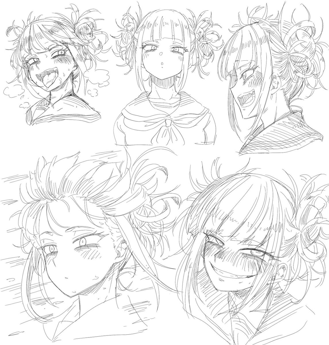 顔を可愛く描けるようになりたいから練習するぞ! 12 