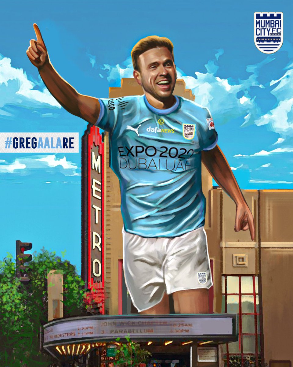 MumbaiCityFC's tweet photo. 🎬 #NowPlaying: The Greg Stewart Show 💥

#GregAalaRe #MumbaiCity #AamchiCity 🔵 https://t.co/Aucqsb6LLl