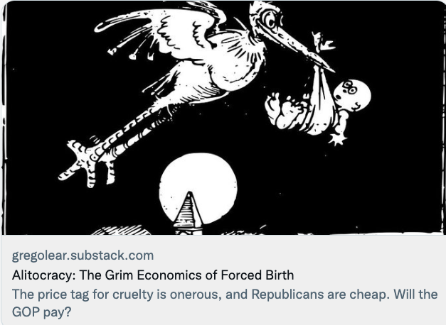Nick_Carmody's tweet photo. Another overlooked "grim economic" factor with abortion:

One of the most important factors in the elimination of poverty &amp; advancement/development of society is giving women the right/ability to control their fertility.

What happens when that's taken away?

Let's unpack...1/ https://t.co/13XGzQ6kMP