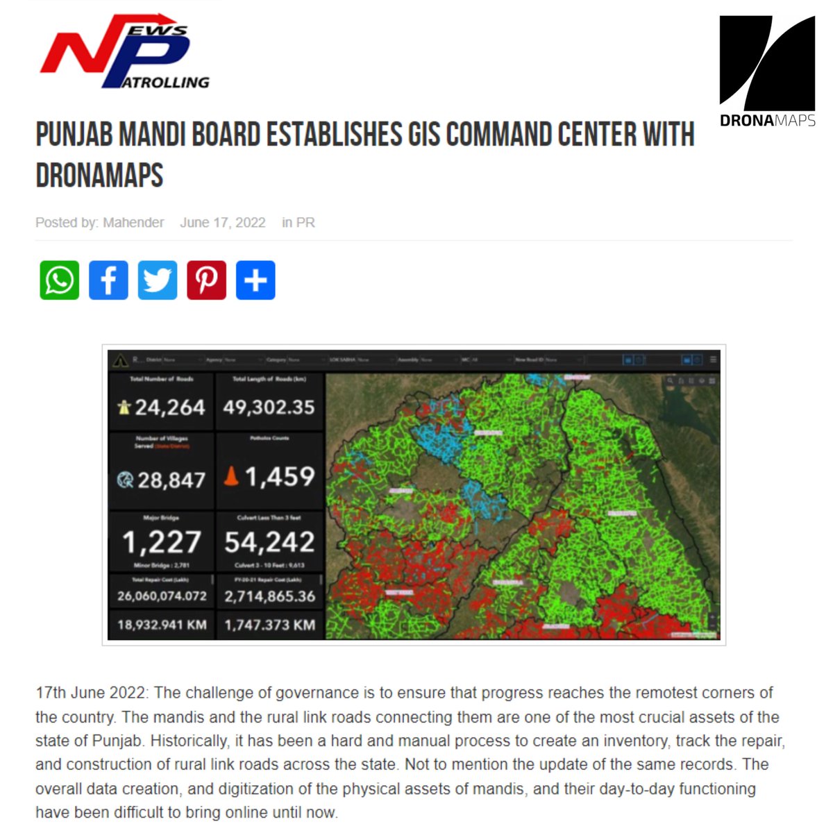 DronaMaps tweet media