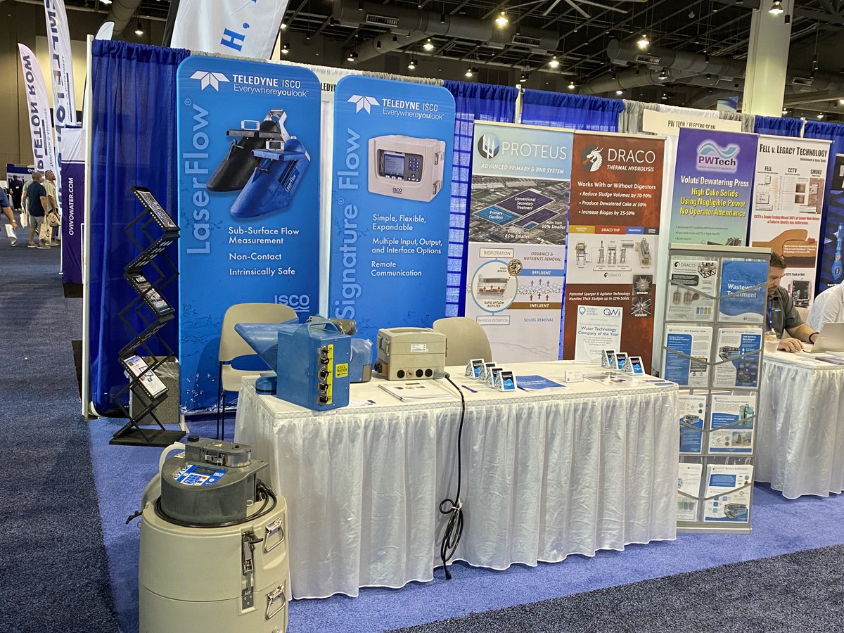 dekuta121's tweet image. Day 2 at the GAWP show in Savannah.  It’s great to see a large group of water professionals all together again #isco #laserflow #GAWP