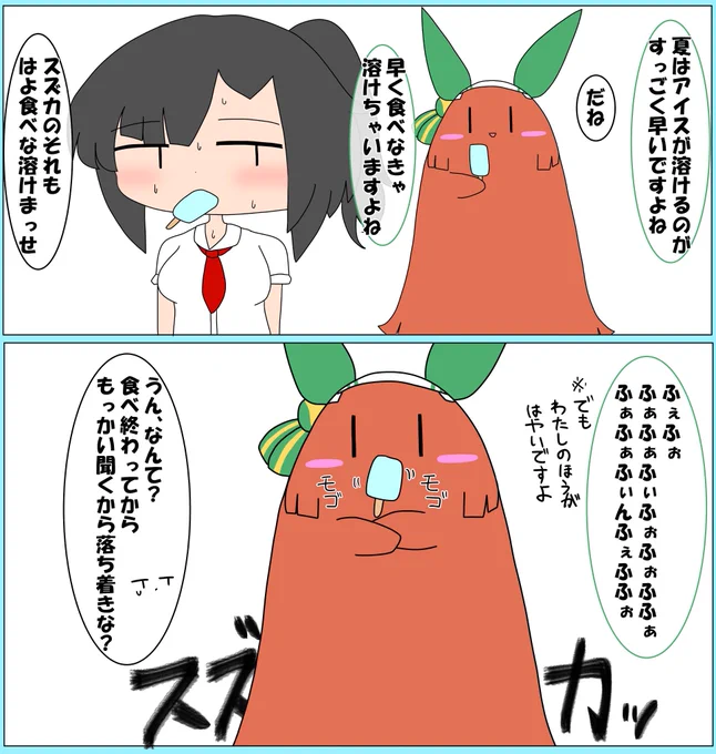 先頭の景色は譲らない🍦

#ウマ娘
#ウマ娘プリティーダービー
#ケダマ娘 
