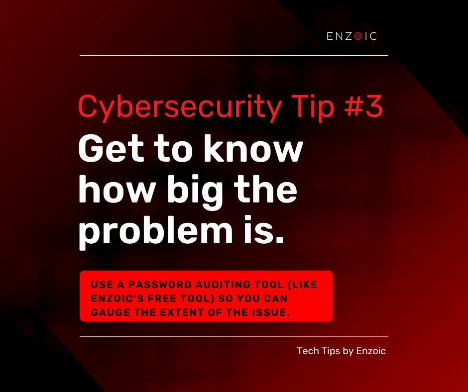 EnzoicSecurity's tweet image. Just how many passwords in your system are already compromised? Find out now:  zcu.io/EASr  #CyberSecurityTip #CompromisedCredentials