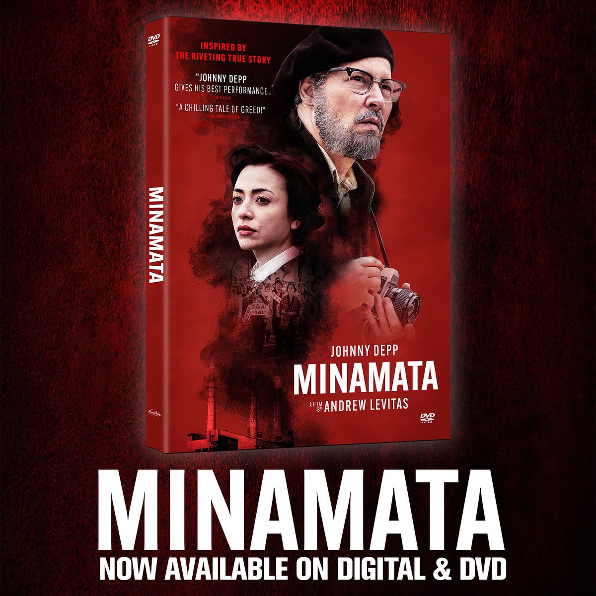 infinitumnihil's tweet photo. We are pleased to announce ‘Minamata’ is now available on Digital &amp; DVD in North America https://t.co/KGOLBHm8xf