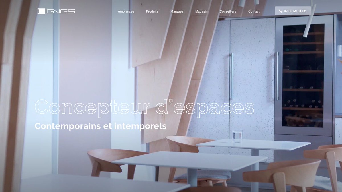 Venez découvrir le nouveau site internet du magasin Lignes : lignes.fr

Laëtitia et son équipe vous accompagnent dans la conception de vos espaces avec des produits contemporains et intemporels.