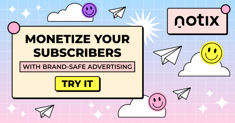 notix_push's tweet photo. NOTIX will help you to increase your website traffic, re-engage &amp; monetize your users! 

Push Notifications with 100% Delivery Rate
