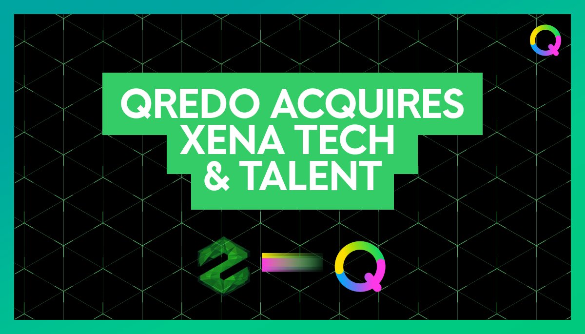 📣 Qredo has acquired the team and tech behind Xena Exchange!

As Qredo Markets, this new unit will create institutional-grade trading tools

Including:

✨Trustless dark pools
💧Instant liquidity from self-custody
💸PowerSwap

Learn more: qredo.com/press/qredo-ac…
