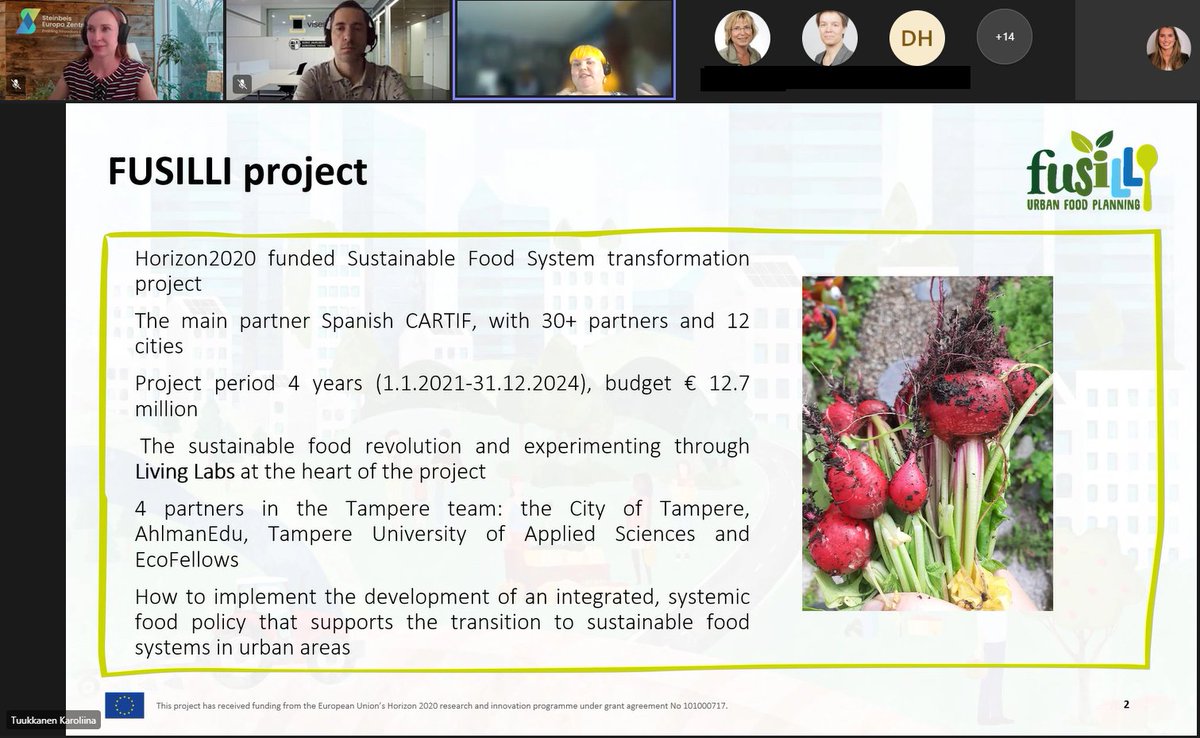 Fusilli_project (@fusilli_project) on Twitter photo 💡Inspiring input today at the #CWF22!
In a session on innovation for smart and #sustainable cities, our colleague Karoliina Tuukkanen presented #Tampere's involvement in FUSILLI.
After that, David Grisaleña from the project <a href="/SmartEnCity/">SmartEnCity Project</a> presented a case from #vitoriagasteiz! 💡Inspiring input today at the #CWF22!
In a session on innovation for smart and #sustainable cities, our colleague Karoliina Tuukkanen presented #Tampere's involvement in FUSILLI.
After that, David Grisaleña from the project <a href="/SmartEnCity/">SmartEnCity Project</a> presented a case from #vitoriagasteiz!
