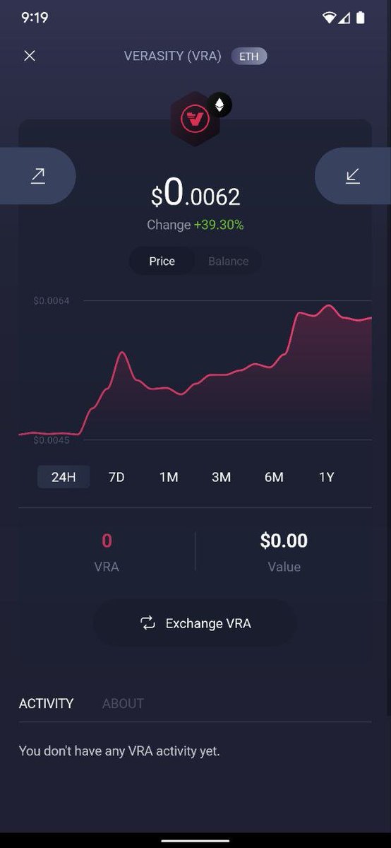 verasitytech's tweet photo. $VRA is now supported on @exodus_io wallet, one of the most mainstream and widely supported #crypto wallets in the world!🚀

Exodus has over 914,000 monthly active users and grew by 350% last year! We're looking forward to welcoming Exodus users to the #Verasian family 🙌 https://t.co/whVY0DfuEt